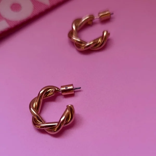 گوشواره پیچک - گوشواره دخترانه ساده